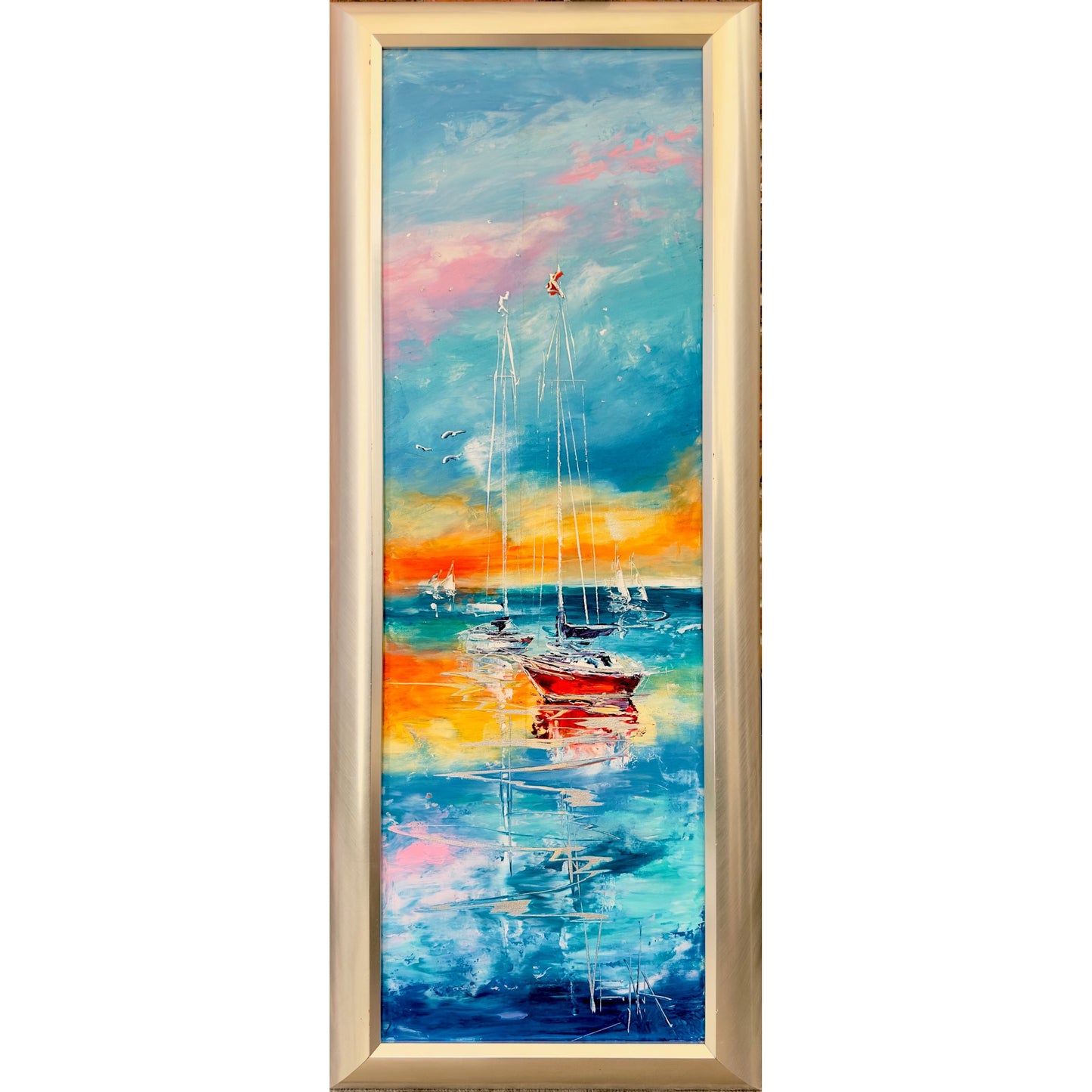 Sunset Over the Sea