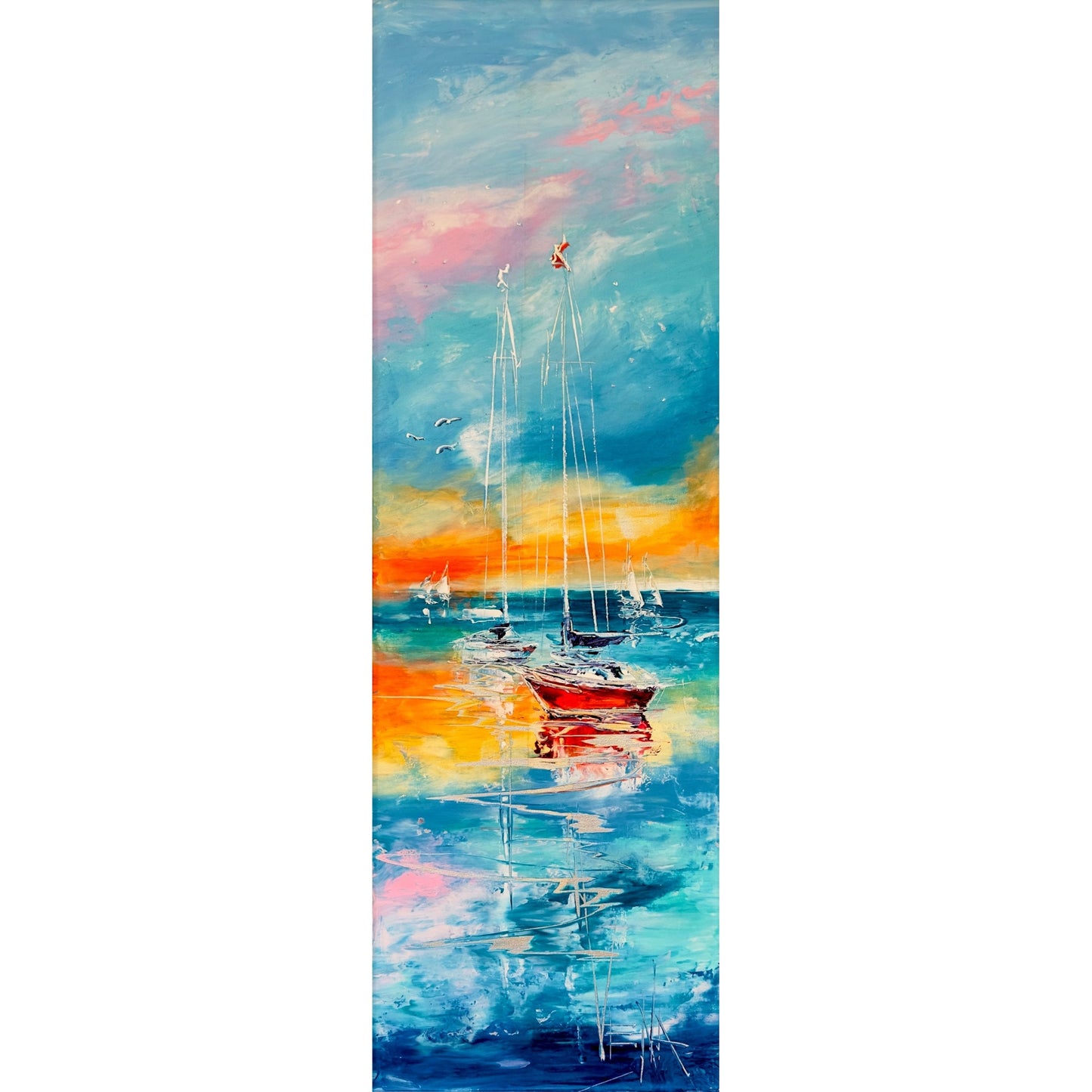 Sunset Over the Sea 8329 - Giclée