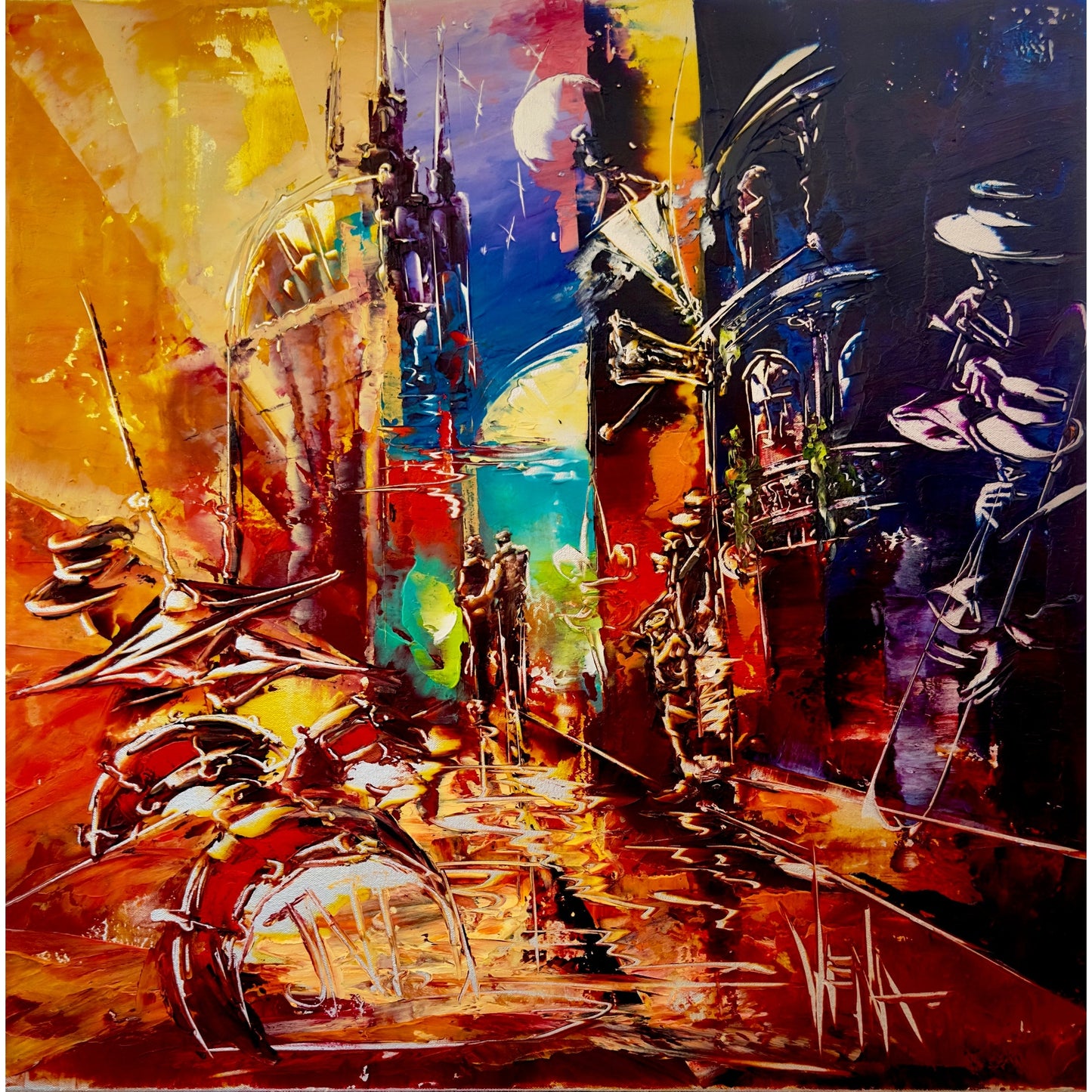 Jazz from Dawn 'til Dawn 8340 - Giclée