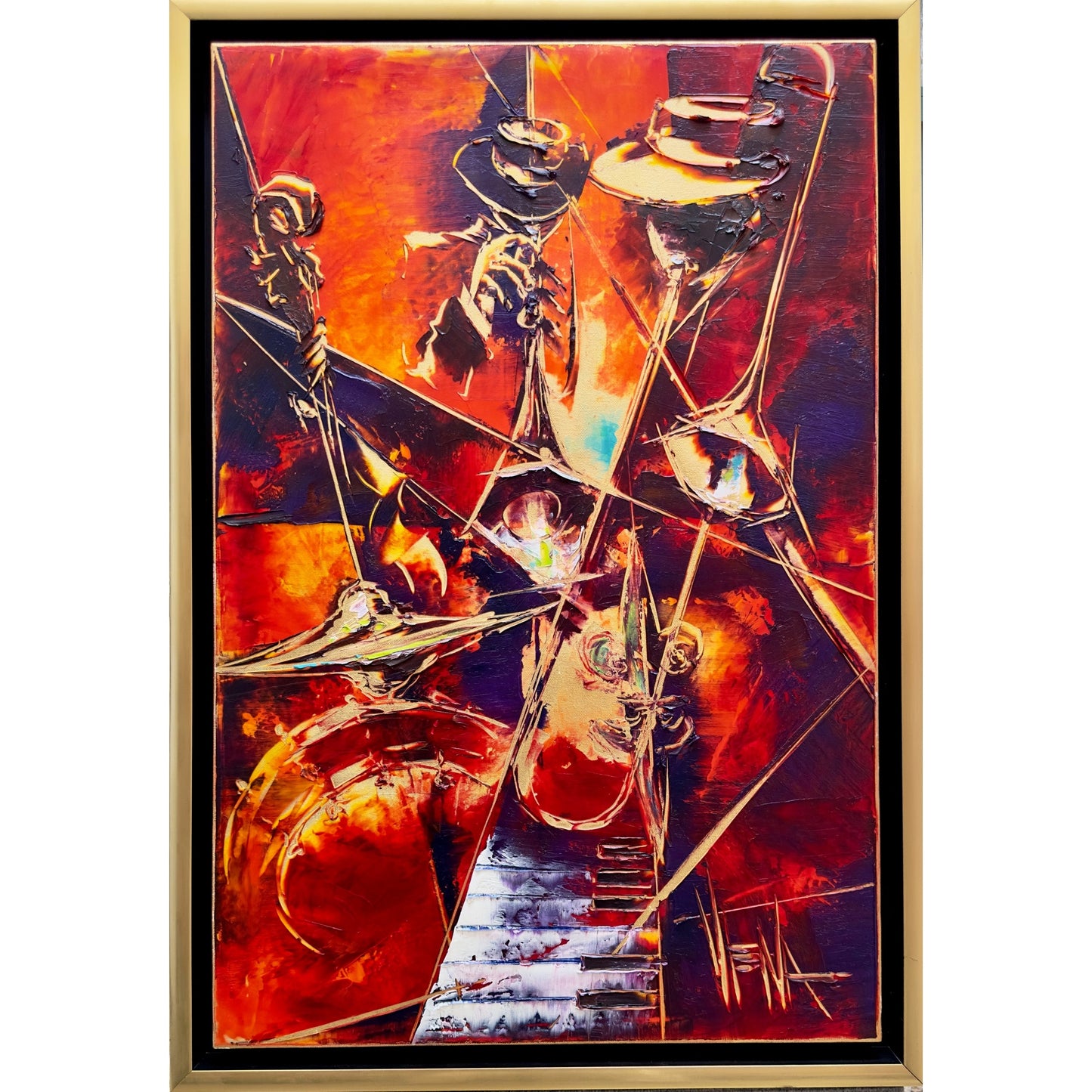 NOLA Jazz Band 8345 - Giclée