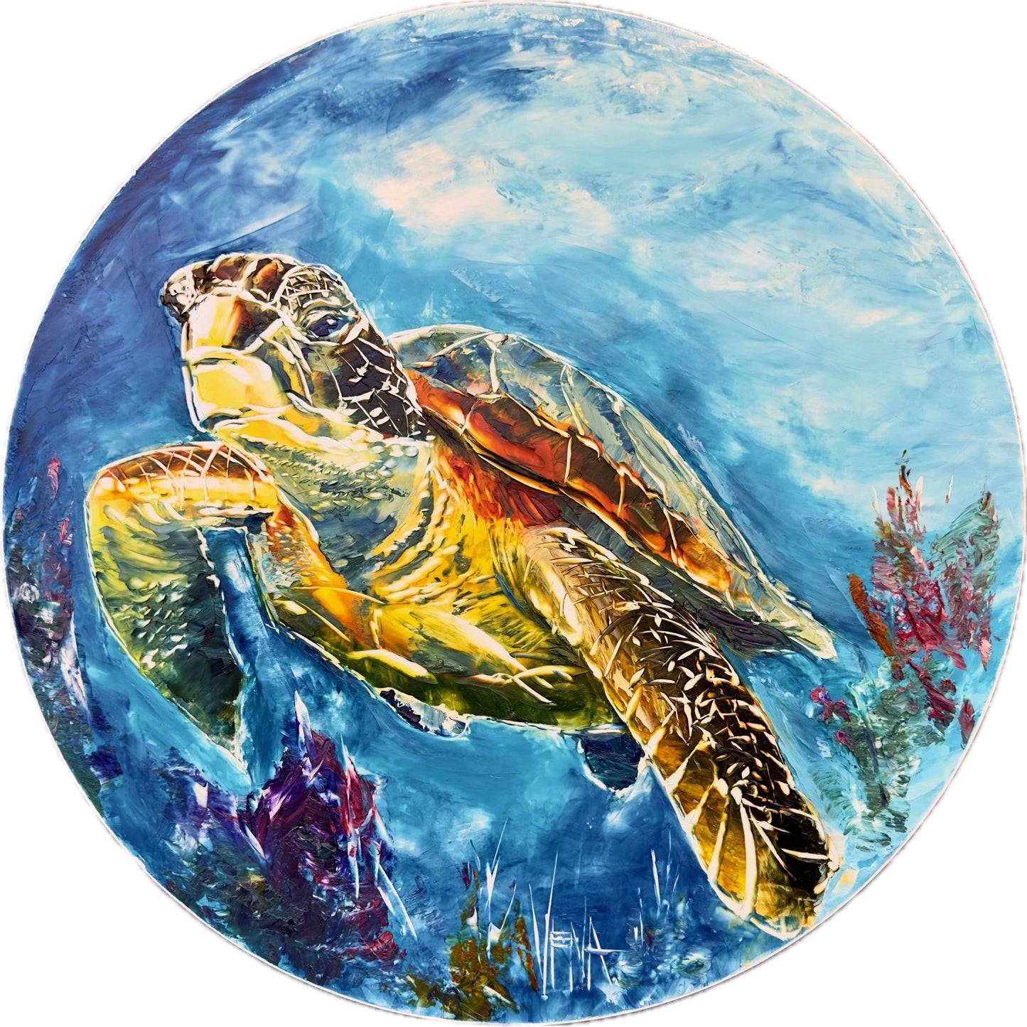Aquatic Shell 8141 - Giclée