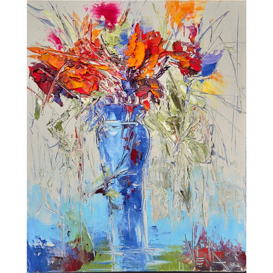 Blue Vase 8060 - Giclée