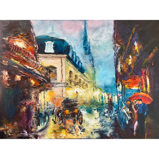 After Rain in Old New Orleans