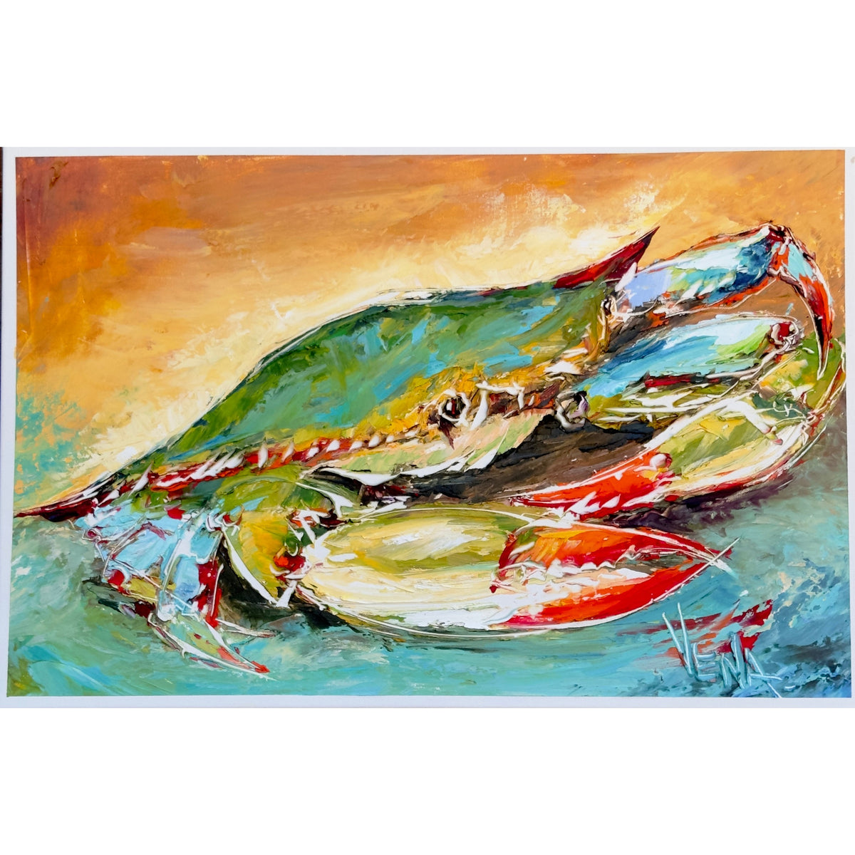 Coral Keeper. Blue Crab SOLD 6/3/26