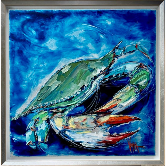 Blue Crab - Mixed Media