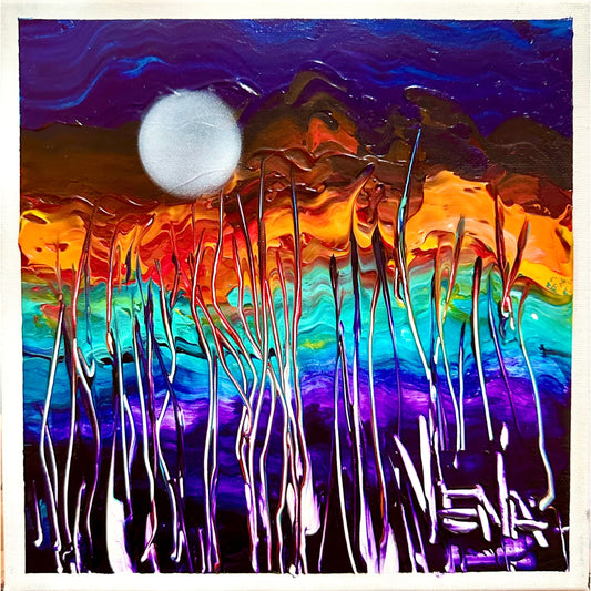Moonlit Night in the Forest