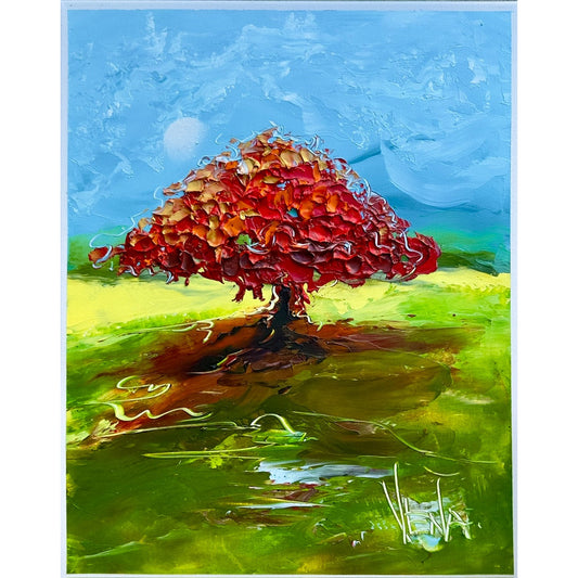 Rustic Charm 2-Red Tree.