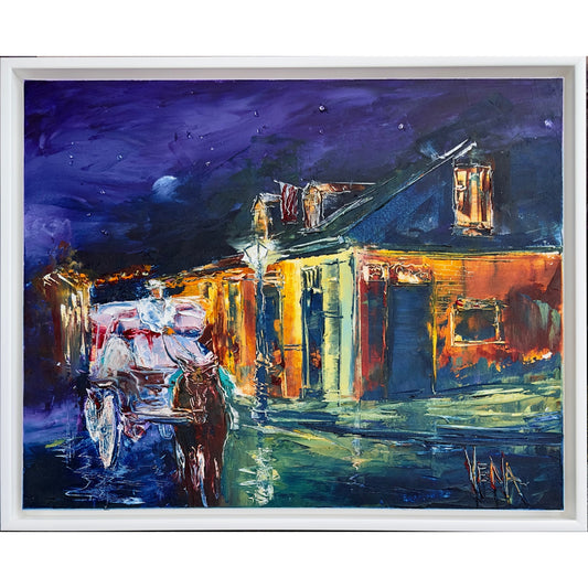 Lafitte's Blacksmith Shop at Night