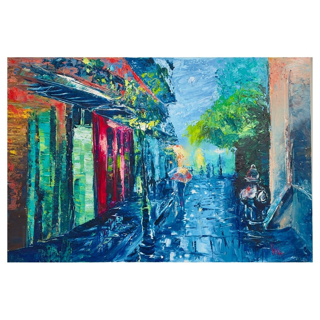 Rainy Evening Pirate's Alley 8074 - Giclée