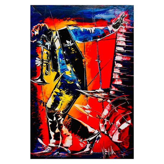 Red Jazz 7654 -  Giclée