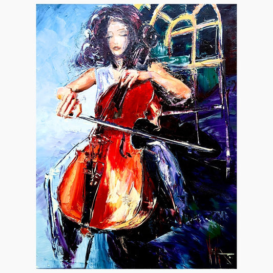 The Cellist - Giclée